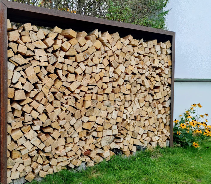 Buchenbrennholz 33cm - Aufschichtung & Lieferung inklusive